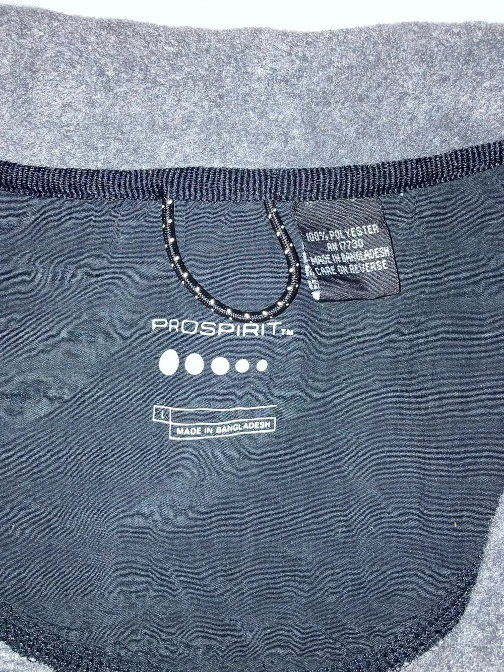 Prospirit Dark Gray Half-Zip Fleece Pullover